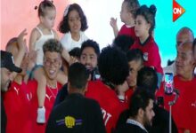 أسر لاعبي منتخب مصر