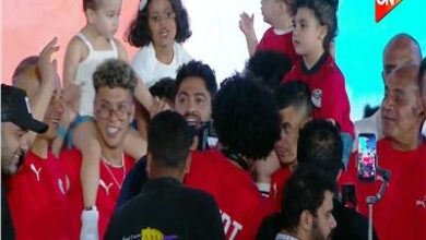 أسر لاعبي منتخب مصر