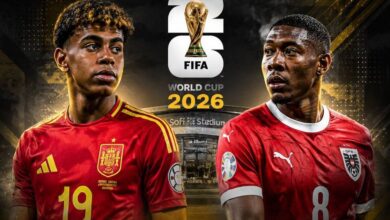 منتخب إسبانيا والنمسا