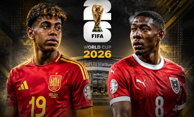 منتخب إسبانيا والنمسا
