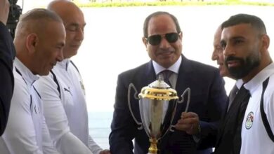 احتفالية منتخب مصر