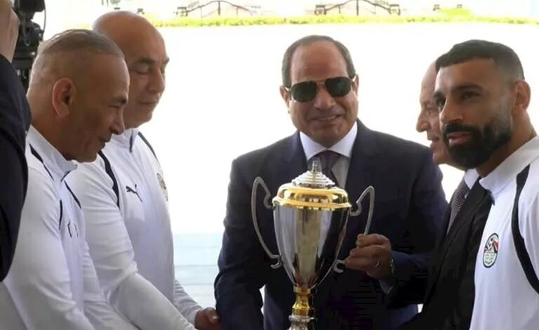 احتفالية منتخب مصر