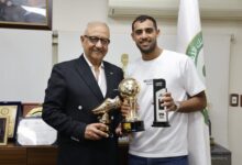 اللواء أشرف نصار مع أحمد ياسر ريان