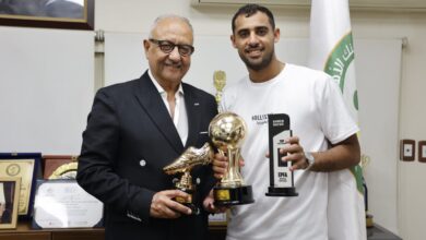 اللواء أشرف نصار مع أحمد ياسر ريان