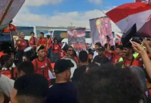 استقبال منتخب مصر
