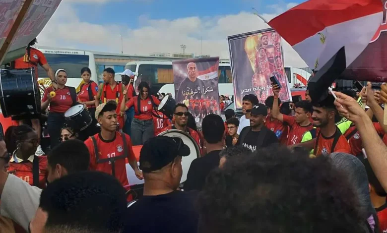 استقبال منتخب مصر