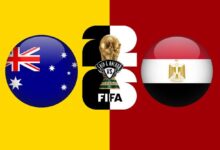 مشاهدة بث مباشر مباراة مصر وأستراليا في كأس العالم