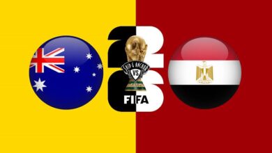 مشاهدة بث مباشر مباراة مصر وأستراليا في كأس العالم