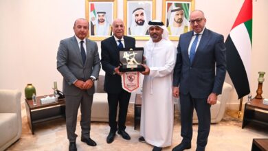 وفد الزمالك يزور سفير الإمارات بالقاهرة لتعزيز التعاون الرياضي