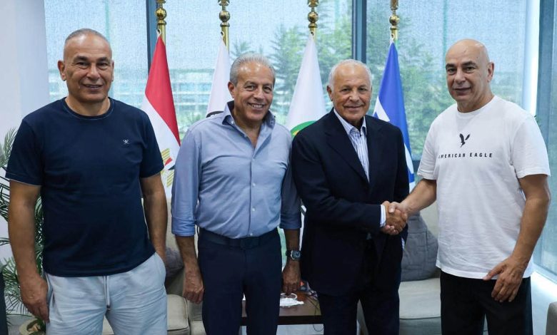 حسام حسن وهاني أبوريدة